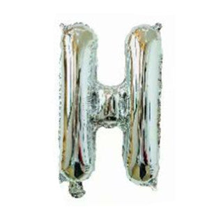 Silver Letter Foil Balloons Party Decoration 16 Inch 50pcs 10