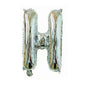 Silver Letter Foil Balloons Party Decoration 16 Inch 50pcs 10
