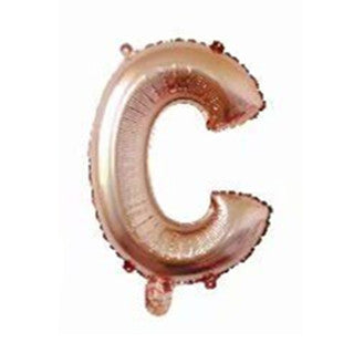 Rose Gold Letter Foil Balloons Party Decoration 16 Inch 50pcs 5