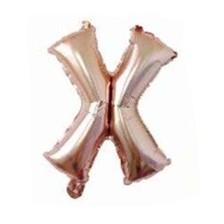 Rose Gold Letter Foil Balloons Party Decoration 16 Inch 50pcs 26