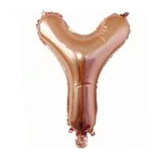 Rose Gold Letter Foil Balloons Party Decoration 16 Inch 50pcs 27