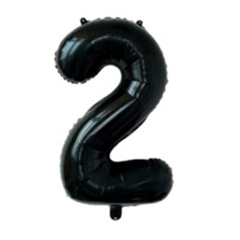 Medium Number Foil Balloons 32 Inch Aluminum 5pcs 28