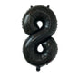 Medium Number Foil Balloons 32 Inch Aluminum 5pcs 34