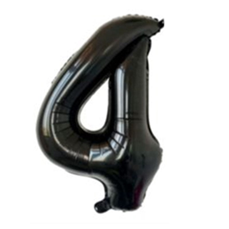 Medium Number Foil Balloons 32 Inch Aluminum 5pcs 30