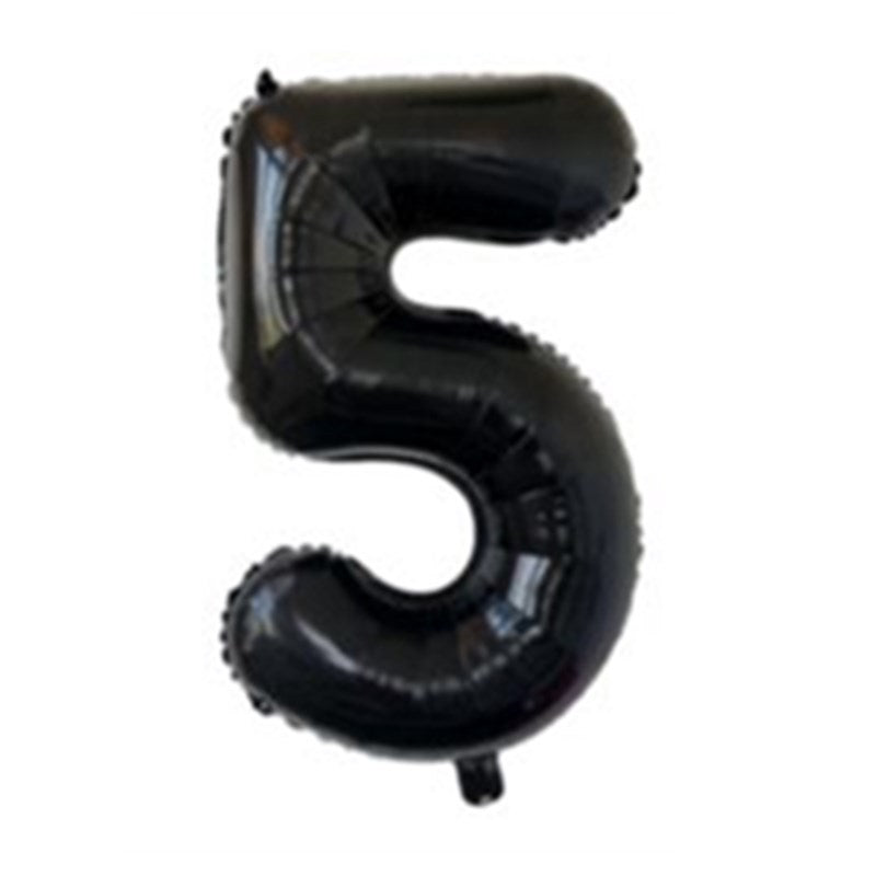 Medium Number Foil Balloons 32 Inch Aluminum 5pcs 31