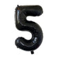 Medium Number Foil Balloons 32 Inch Aluminum 5pcs 31