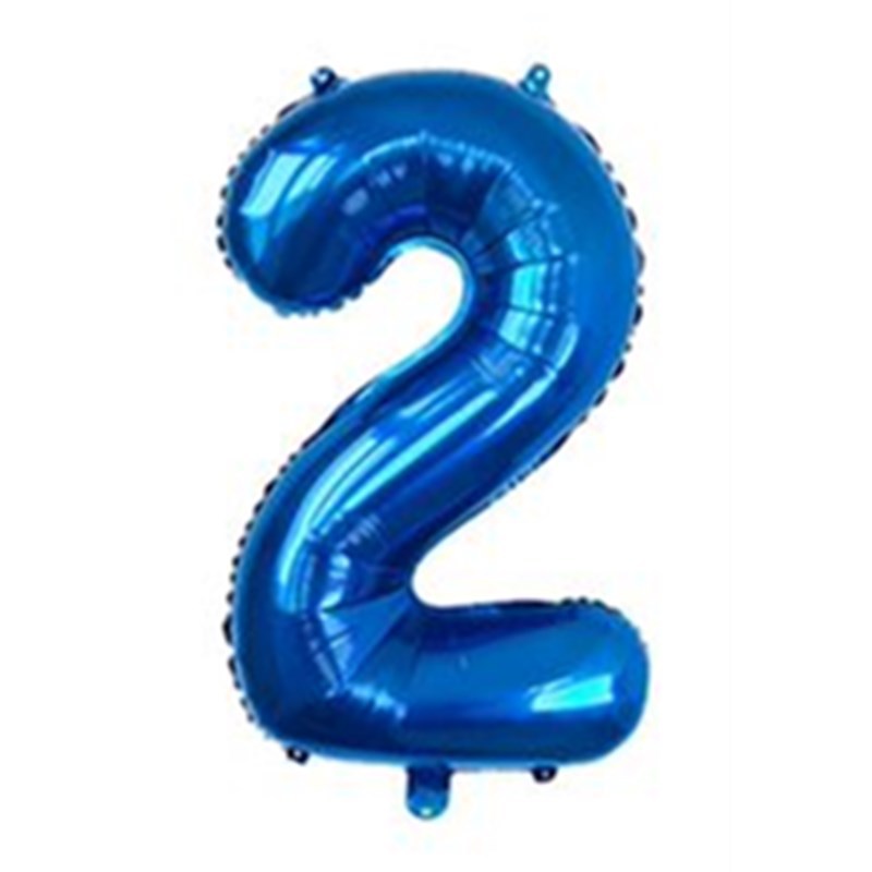 Medium Number Foil Balloons 32 Inch Aluminum 5pcs 18