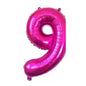 Medium Number Foil Balloons 32 Inch Aluminum 5pcs 45