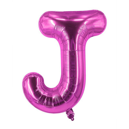 Purple Letter Foil Balloons 16 Inch Thin Version 50pcs 12