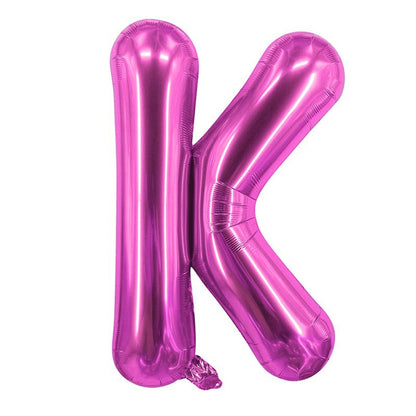 Purple Letter Foil Balloons 16 Inch Thin Version 50pcs 13
