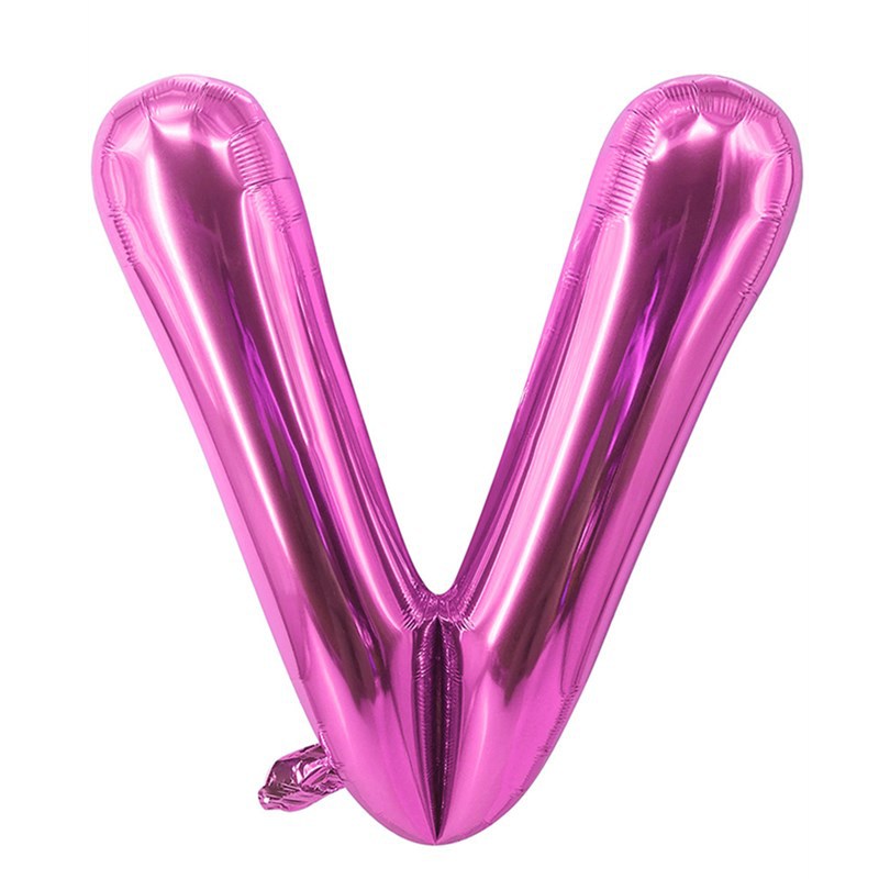 Purple Letter Foil Balloons 16 Inch Thin Version 50pcs 24