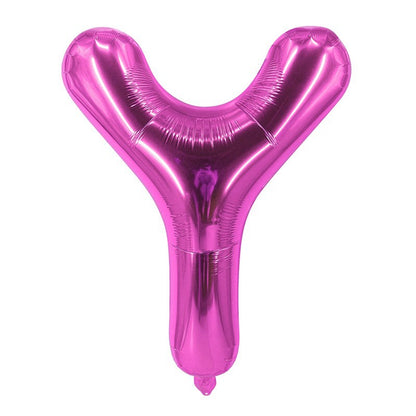 Purple Letter Foil Balloons 16 Inch Thin Version 50pcs 27