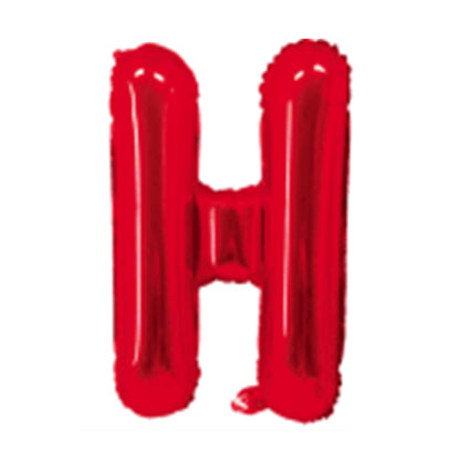 Red Letter Foil Balloons 16 Inch Aluminum Decoration 50pcs 10