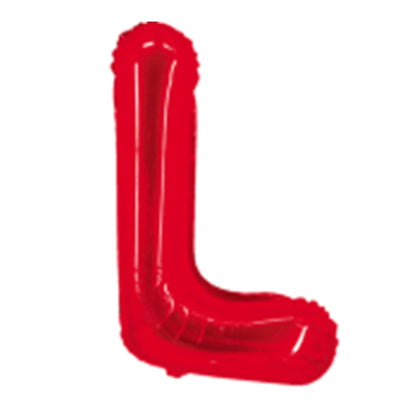 Red Letter Foil Balloons 16 Inch Aluminum Decoration 50pcs 14