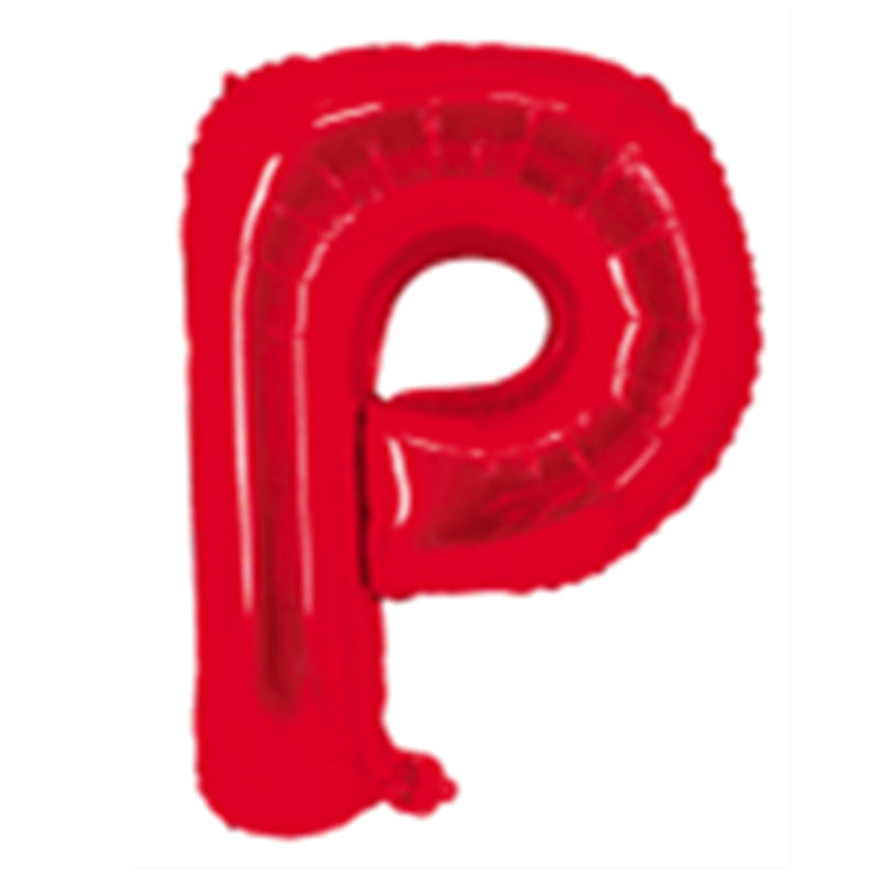 Red Letter Foil Balloons 16 Inch Aluminum Decoration 50pcs 18