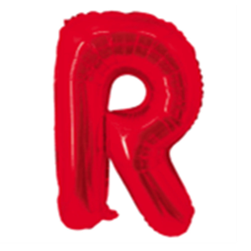 Red Letter Foil Balloons 16 Inch Aluminum Decoration 50pcs 20