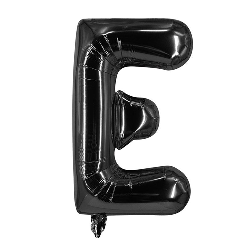 Black Letter Foil Balloons 16 Inch Party Decoration 50pcs 7