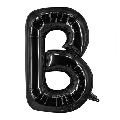 Black Letter Foil Balloons 16 Inch Party Decoration 50pcs 4