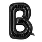 Black Letter Foil Balloons 16 Inch Party Decoration 50pcs 4
