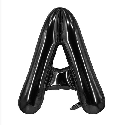 Black Letter Foil Balloons 16 Inch Party Decoration 50pcs 3