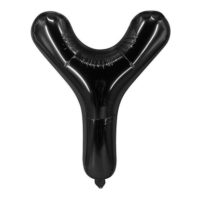 Black Letter Foil Balloons 16 Inch Party Decoration 50pcs 27