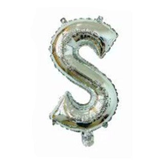 Silver Letter Foil Balloons Party Decoration 16 Inch 50pcs 21