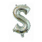 Silver Letter Foil Balloons Party Decoration 16 Inch 50pcs 21