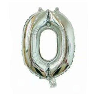 Silver Letter Foil Balloons Party Decoration 16 Inch 50pcs 17