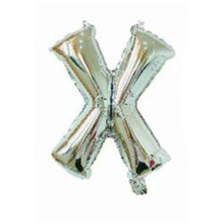 Silver Letter Foil Balloons Party Decoration 16 Inch 50pcs 26