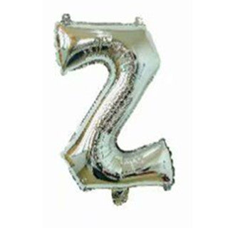 Silver Letter Foil Balloons Party Decoration 16 Inch 50pcs 28
