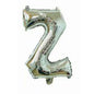 Silver Letter Foil Balloons Party Decoration 16 Inch 50pcs 28