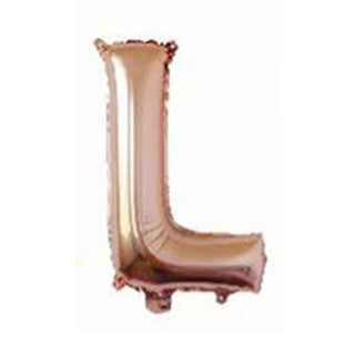 Rose Gold Letter Foil Balloons Party Decoration 16 Inch 50pcs 14