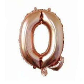 Rose Gold Letter Foil Balloons Party Decoration 16 Inch 50pcs 19
