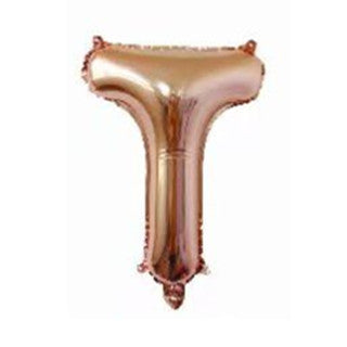 Rose Gold Letter Foil Balloons Party Decoration 16 Inch 50pcs 22