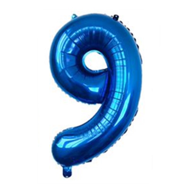 Medium Number Foil Balloons 32 Inch Aluminum 5pcs 25