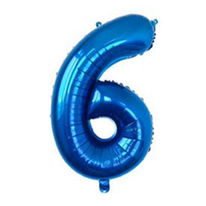 Medium Number Foil Balloons 32 Inch Aluminum 5pcs 22