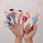 Plush Finger Puppet Pretend Play Toy for Kids 8cm 7