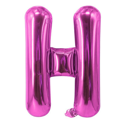 Purple Letter Foil Balloons 16 Inch Thin Version 50pcs 10