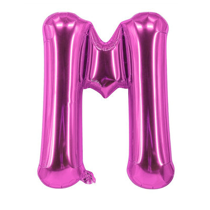 Purple Letter Foil Balloons 16 Inch Thin Version 50pcs 15