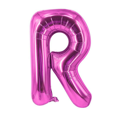 Purple Letter Foil Balloons 16 Inch Thin Version 50pcs 20