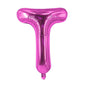 Purple Letter Foil Balloons 16 Inch Thin Version 50pcs 22