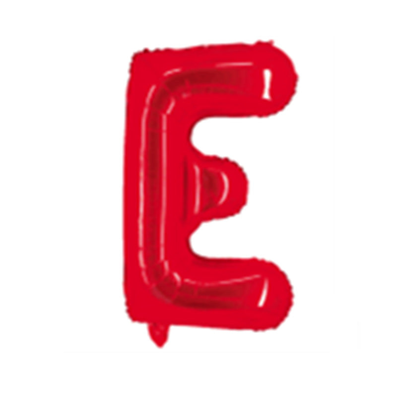 Red Letter Foil Balloons 16 Inch Aluminum Decoration 50pcs 7