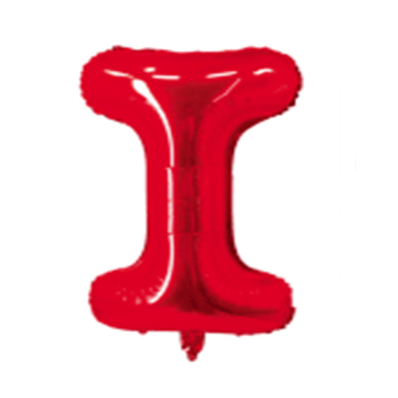 Red Letter Foil Balloons 16 Inch Aluminum Decoration 50pcs 11