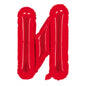 Red Letter Foil Balloons 16 Inch Aluminum Decoration 50pcs 16
