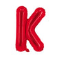 Red Letter Foil Balloons 16 Inch Aluminum Decoration 50pcs 13