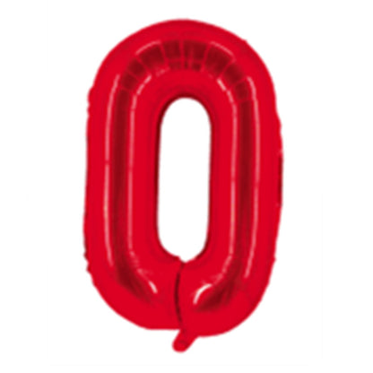 Red Letter Foil Balloons 16 Inch Aluminum Decoration 50pcs 17