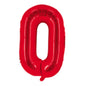 Red Letter Foil Balloons 16 Inch Aluminum Decoration 50pcs 17