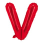 Red Letter Foil Balloons 16 Inch Aluminum Decoration 50pcs 24