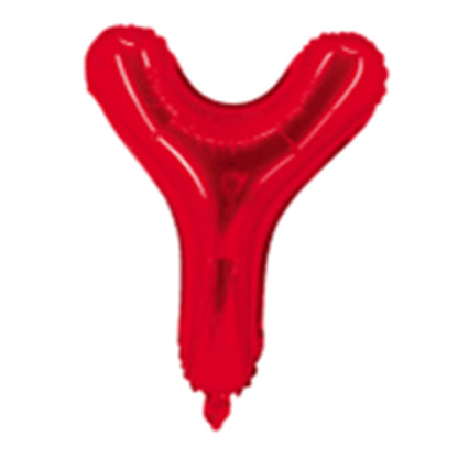 Red Letter Foil Balloons 16 Inch Aluminum Decoration 50pcs 27