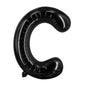 Black Letter Foil Balloons 16 Inch Party Decoration 50pcs 5